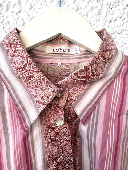 Camisa y chaqueta rosa de @lloyd's