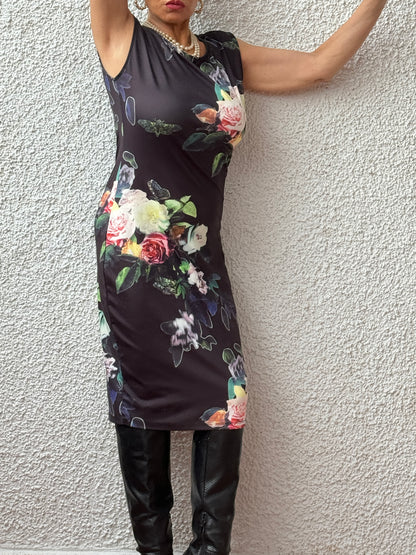 Vestido midi de flores de @beauty