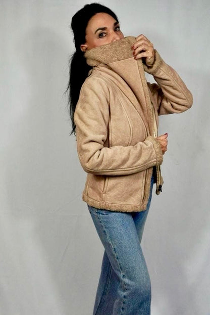 Chaqueta beige de @zara