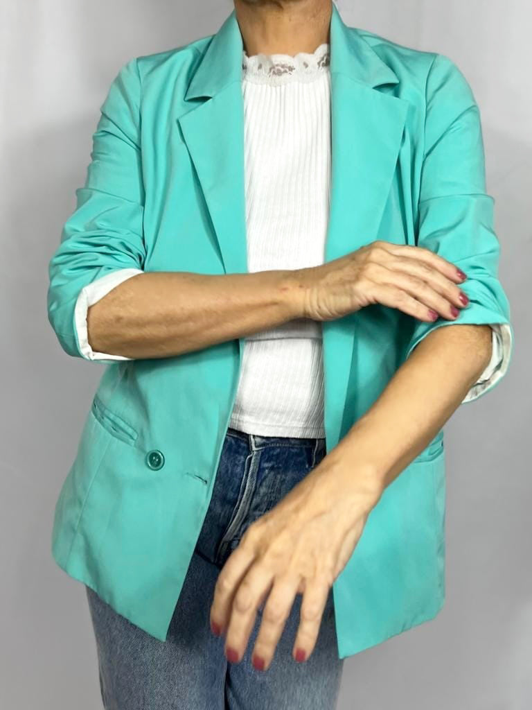 Blazer turquesa de @blanco