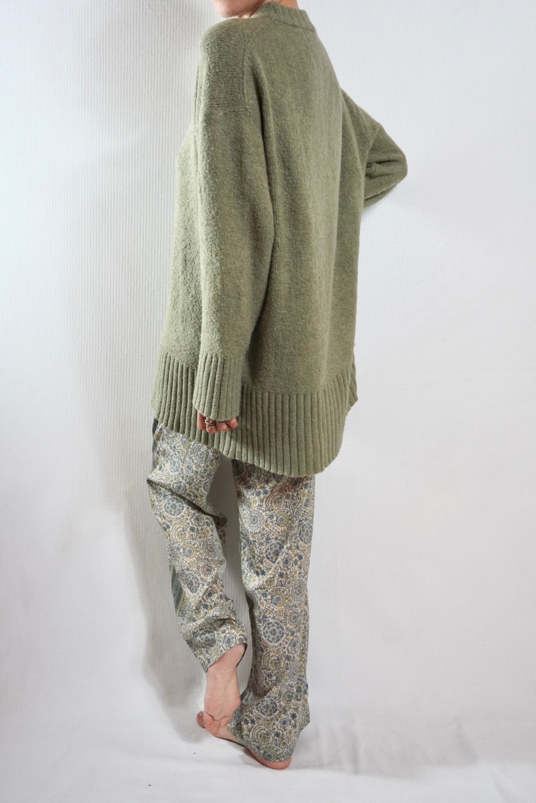 Jersey verde de @zara