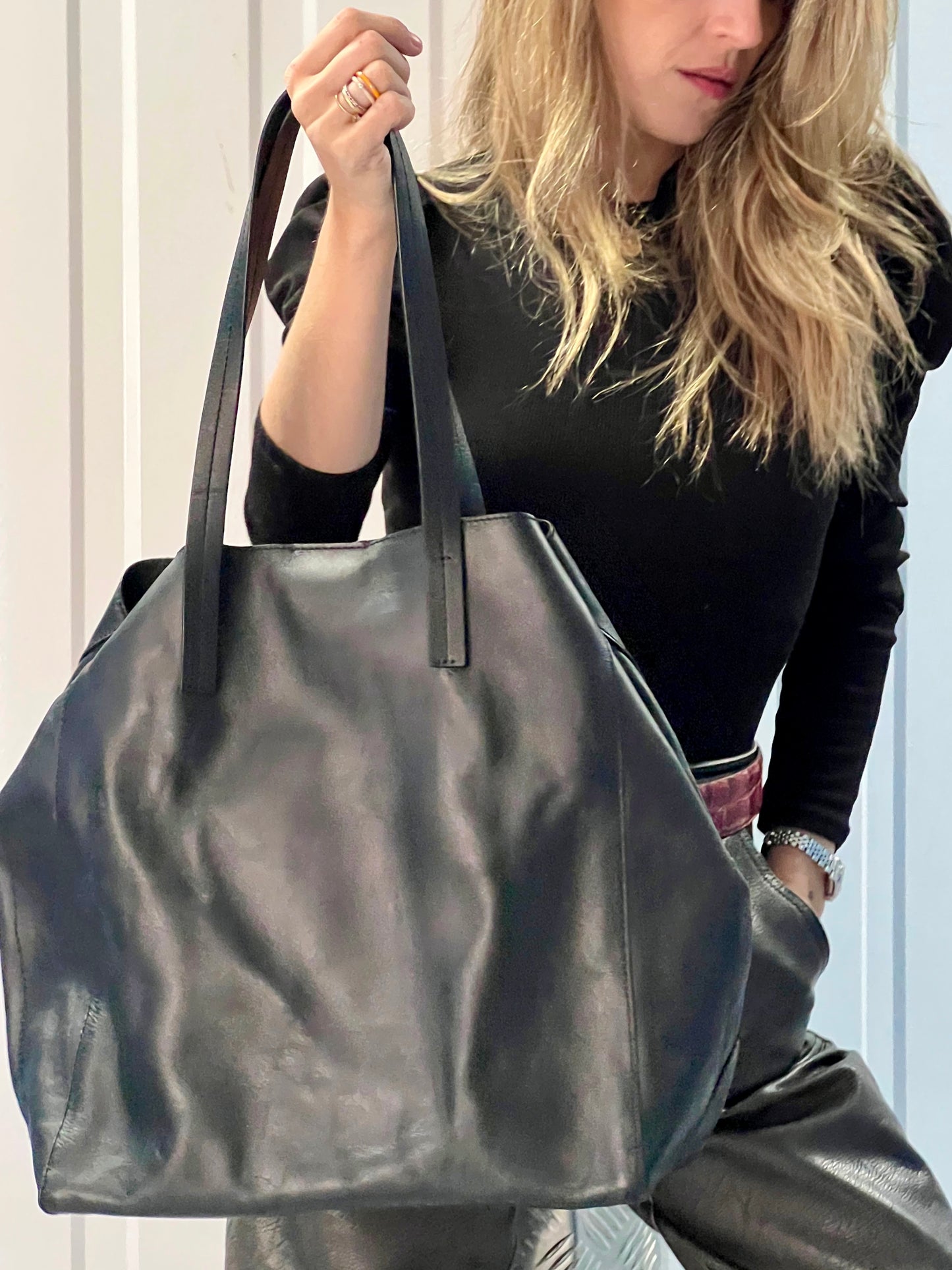 Bolso negro de @Marks&Spencer