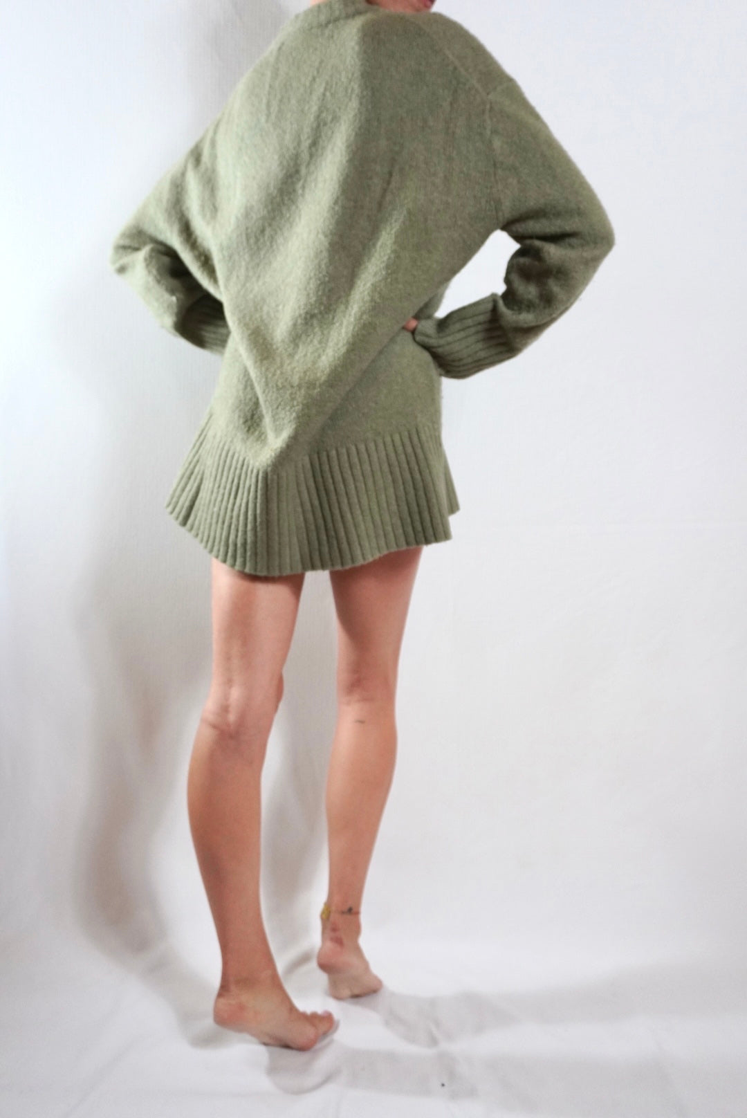 Jersey verde de @zara