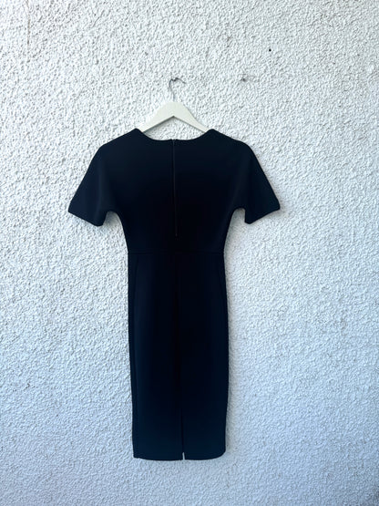 Vestido midi negro