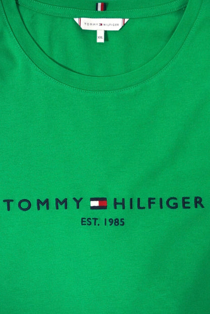 Camiseta verde manga corta de @tommyhilfiger