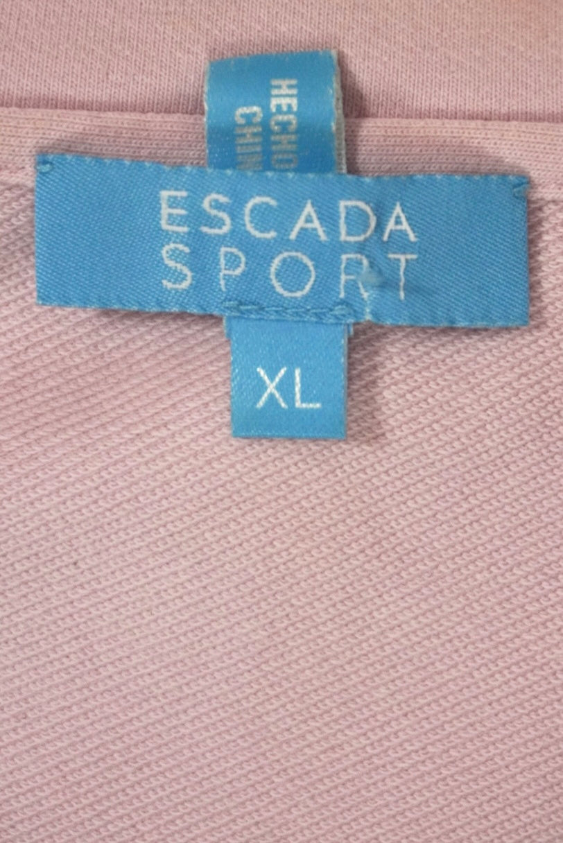 Sudadera rosa de cremallera de @escada