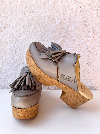 Sandalias de tacón de corcho de @Suelashoes