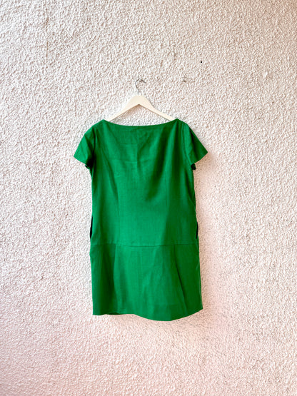 Vestido verde de @caramelo