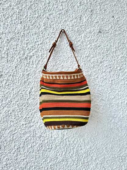 Bolso mediano redondo de colores de @enshalla